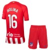 Officiële Voetbalshirt + Korte Broek Atlético Madrid Molina 16 Thuis 2023-24 - Kids